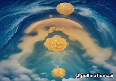 忍界无限开放世界版火影同人游戏截图，广阔忍者大陆地图俯视全景，橙色夕阳光效震撼